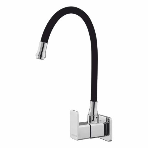 Flexi Sink Cock With Swinging Spout And Wall Flange